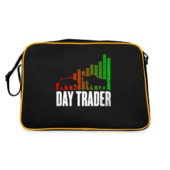 Day trading - trading - Sac Retro - noir/or - Dos