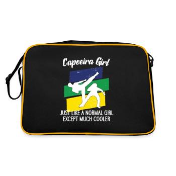 Fille de capoeira - Sac Retro - noir/or - Dos