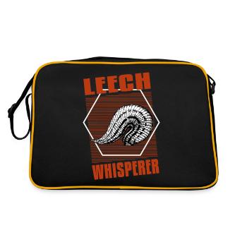 t-shirt vintage chuchoteur sangsue - Sac Retro - noir/or - Dos