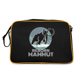 reborn mammoth mammoth - Retro Bag - black/gold - Back