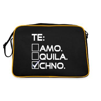 Techno confirmée - Sac Retro - noir/or - Dos