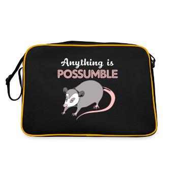 possum - Retro Bag - black/gold - Back
