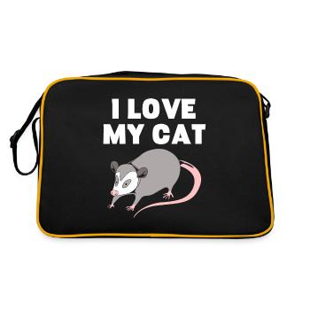 opossum - Sac Retro - noir/or - Dos