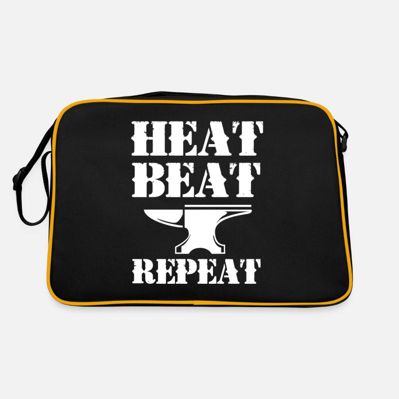 Schmied Amboss Retro Tasche