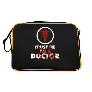 Médecin médecin médecine étudiant médecine chirurgien - Sac Retro - noir/or - Dos