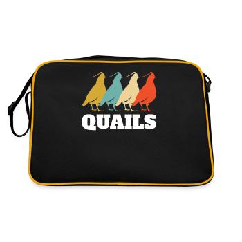 Rétro Quail Design - Sac Retro - noir/or - Dos