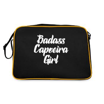 c'est une belle journée pour la Capoeira - Sac Retro - noir/or - Dos