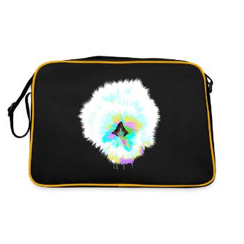 Poulet de soie Splash - Sac Retro - noir/or - Dos