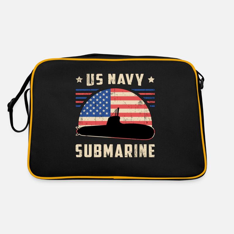 U Boot Boot US U-Boot Navy Marine Wasser Geschenk Retro Tasche