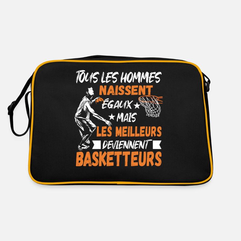 Basketteurs Cadeau pour Basketteur Humour Sac Retro