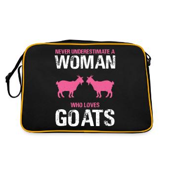 Goat goat - Retro Bag - black/gold - Back