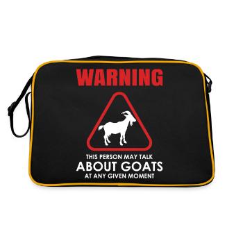 Goat goat - Retro Bag - black/gold - Back