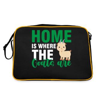 Goat goat - Retro Bag - black/gold - Back