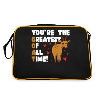 Goat goat - Retro Bag - black/gold - Back