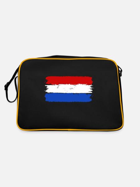 Hollande - Sac Retro - noir/or - Dos
