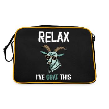 Goat goat - Retro Bag - black/gold - Back