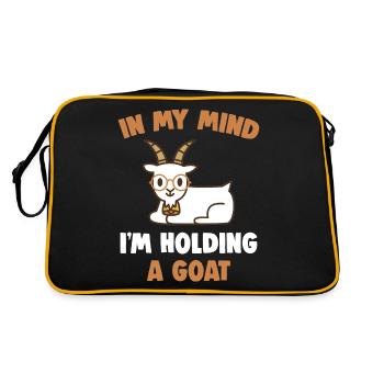 Goat goat - Retro Bag - black/gold - Back
