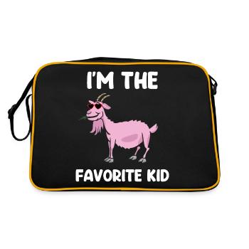 Goat goat - Retro Bag - black/gold - Back
