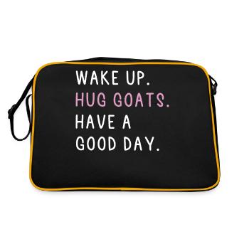 Goat goat - Retro Bag - black/gold - Back