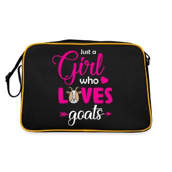 Goat goat - Retro Bag - black/gold - Back
