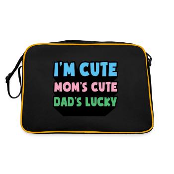 IM MIGNONS MIGNONS PAPA MIGNONS LUCKY MAMA PAPA BABY - Sac Retro - noir/or - Dos