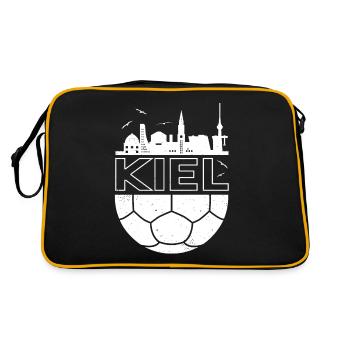 Kiel Handball - Retro Tasche - Schwarz/Gold - Hinten