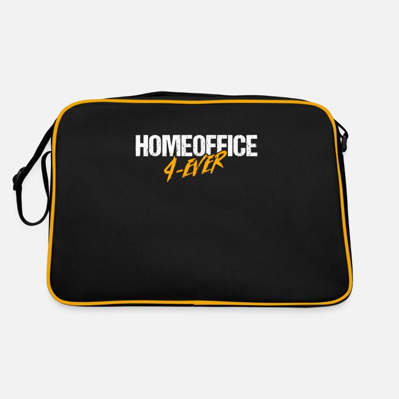 Home office forever funny gift colleagues Retro Bag