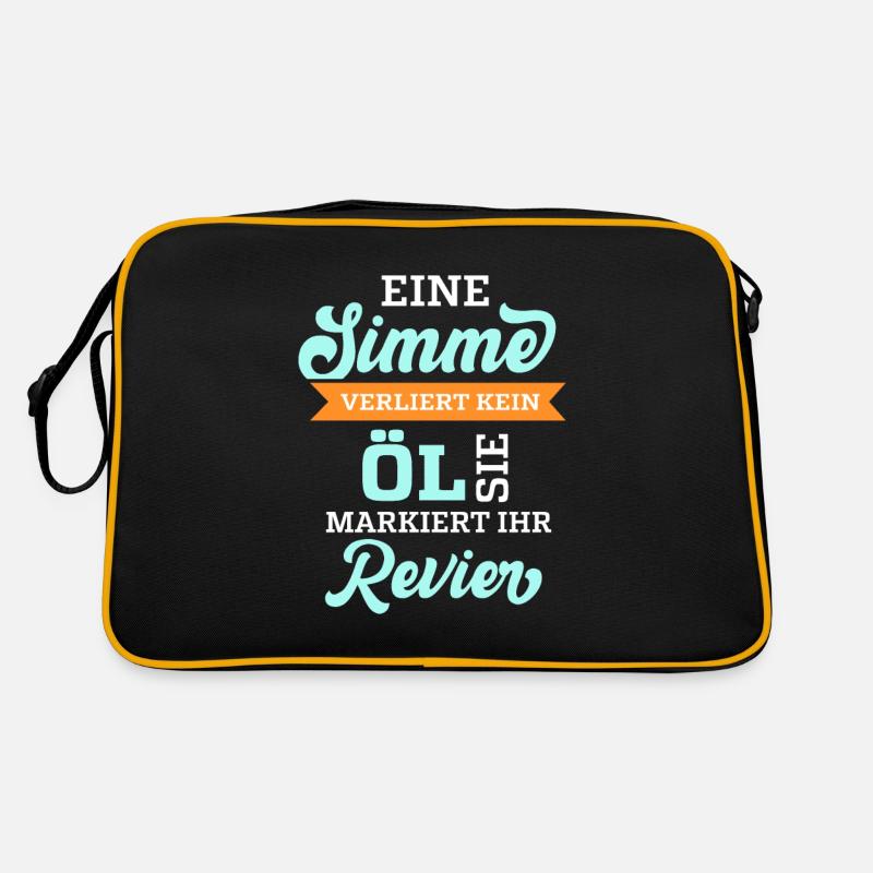 Simson Spruch Simme Moped - verliert kein Öl Retro Tasche
