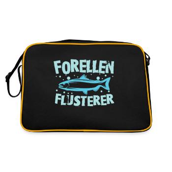 Pêche à la truite - Sac Retro - noir/or - Dos