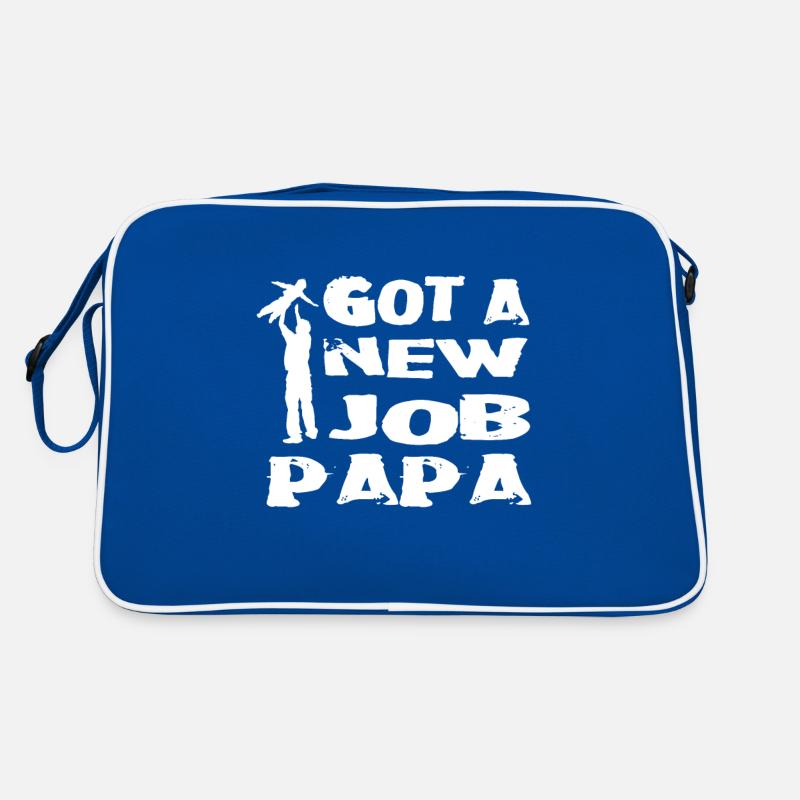 Elternzeit papa Retro Tasche