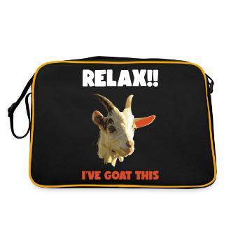 Goat goat - Retro Bag - black/gold - Back