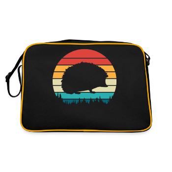 hedgehog - Retro Bag - black/gold - Back