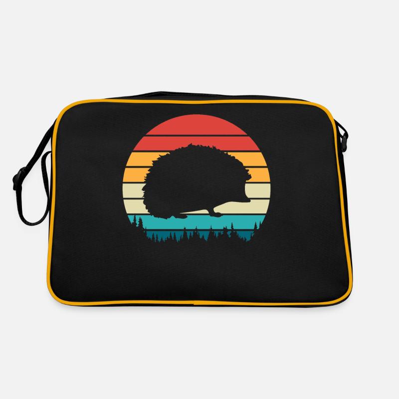 hedgehog - Retro Bag - black/gold