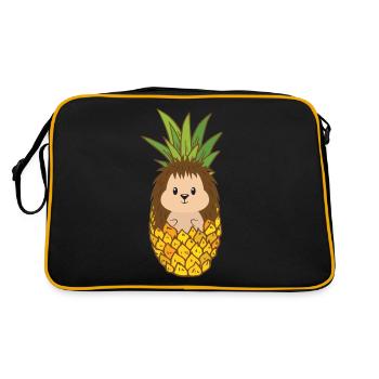hedgehog - Retro Bag - black/gold - Back
