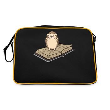 hedgehog - Retro Bag - black/gold - Back
