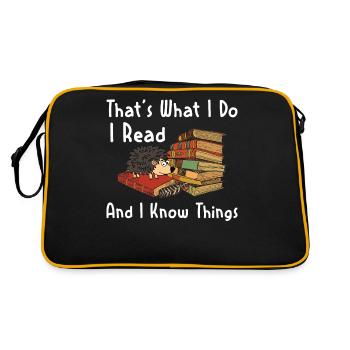 hedgehog - Retro Bag - black/gold - Back