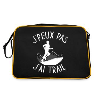 J'peux pas j'ai trail - Sac Retro - noir/or - Dos