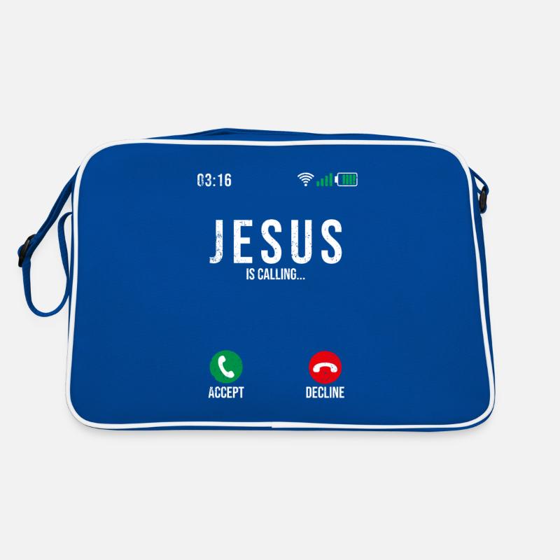 Jesus is calling Retro Tasche