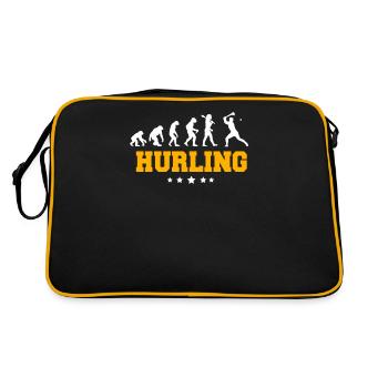 HURLING - Retro Bag - black/gold - Back
