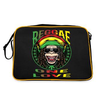 Un seul amour - Sac Retro - noir/or - Dos