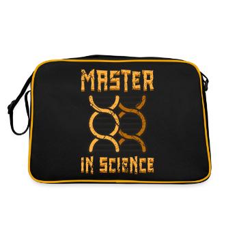 Master en sciences - Sac Retro - noir/or - Dos