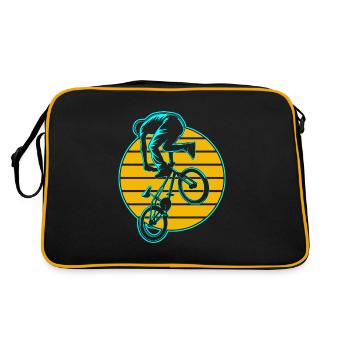 Cadeau BMX Motard BMX - Sac Retro - noir/or - Dos