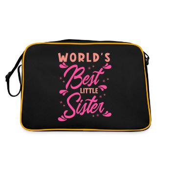La meilleure soeur du monde - Sac Retro - noir/or - Dos