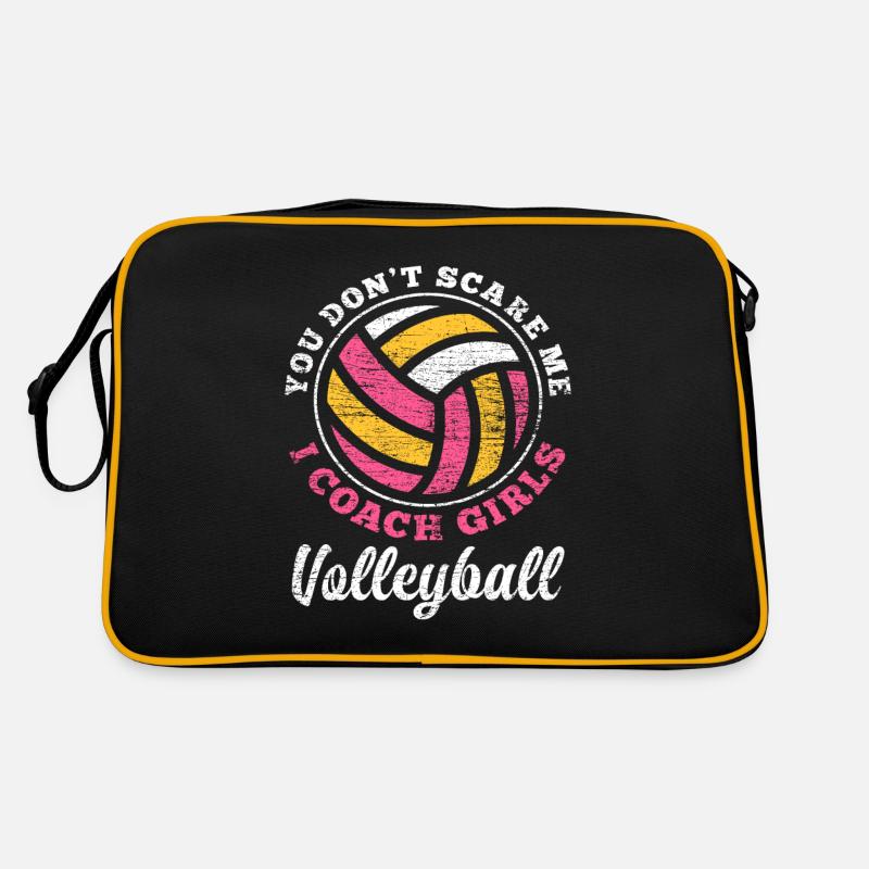 Volleyball Trainer Geschenk Retro Tasche
