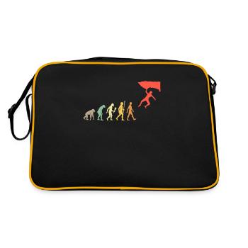 Vintage Bouldern Evolution Escalade Idée cadeau - Sac Retro - noir/or - Dos