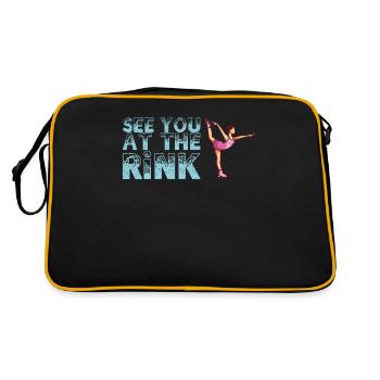 Lac You At The Rink - Patinage artistique - Sac Retro - noir/or - Dos