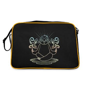 Yoga paresseux - Sac Retro - noir/or - Dos