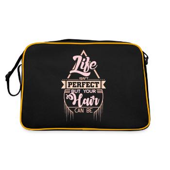 Coiffeur disant - Sac Retro - noir/or - Dos