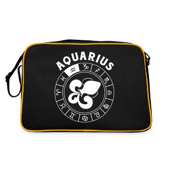 Aquarius - Retro Bag - black/gold - Back