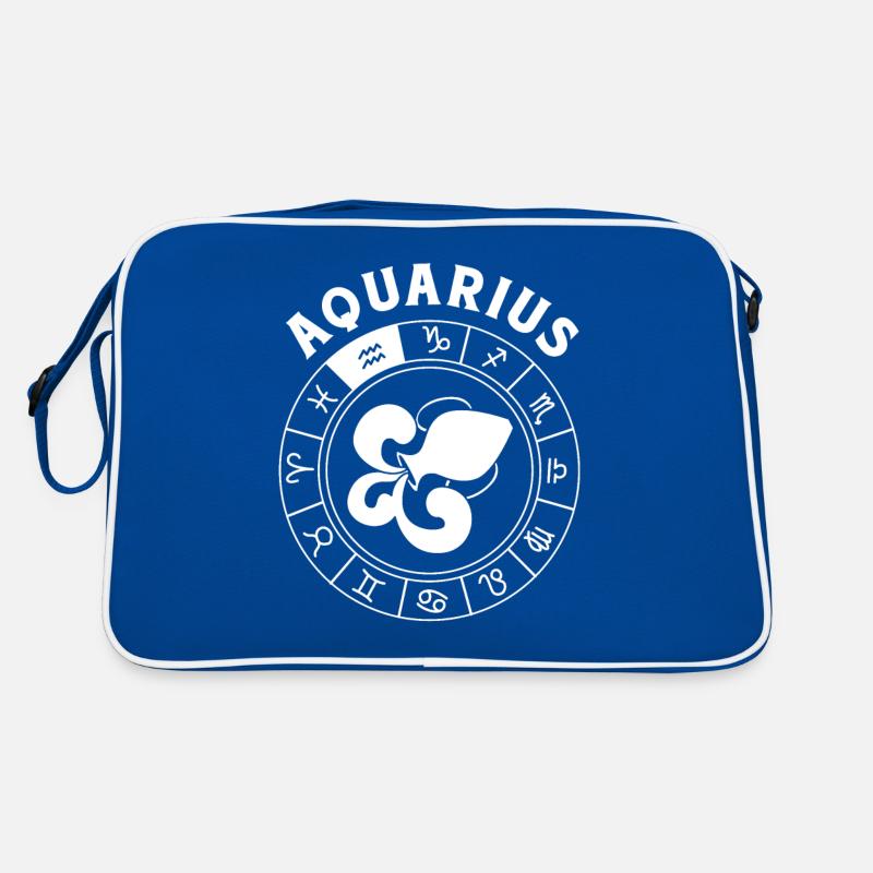 Sternzeichen Wassermann Retro Tasche